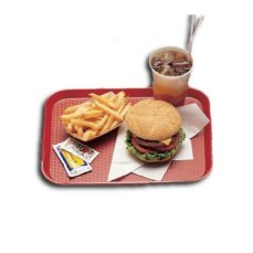 Cambro Fast food podnos 26,5 × 34,5 cm, červený