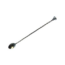 TOMGAST Lžička barmanská s drtítkem 30 cm, nerez