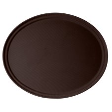 Cambro Camtread podnos protiskluzový oválný 56 × 68,5 cm, hnědá