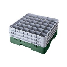 Cambro Koš Camrack 36 pozic, výška sklenice 9 cm - Zelená