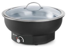 Elektrický chafing Tesino, HENDI, Kitchen Line, 6,8L, 230V/500W, ⌀405x(H)240mm