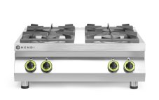 Plynový sporák se 4 hořáky Kuchyňská linka - stolní, HENDI, Kitchen Line, 19kW, 800x700x(H)310mm
