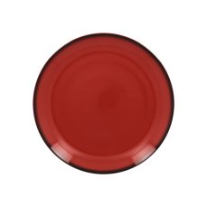 RAK Porcelain RAK Talíř mělký kulatý 24 cm, červená | RAK-LENNPR24RD