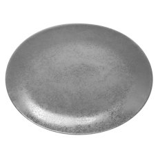 RAK Porcelain RAK Shale talíř oválný 36 × 27 cm – šedá | RAK-SHNNOP36