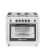 Plynový sporák - 5 hořáků s elektrickou troubou, HENDI, Kitchen Line, Stříbrná, 230V/2900W, 14,3kW, 900x653x(H)900mm
