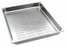 Gastronorm GN 2/1 (h=150 mm) nerezová děrovaná