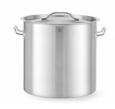 Vysoká nádoba na dušení - s víkem, HENDI, Budget Line, 25L, ⌀345x(H)350mm