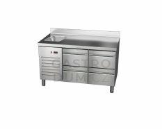 Asber stůl chladící ETP-7-135-04 HC S GI agregát vlevo + dřez